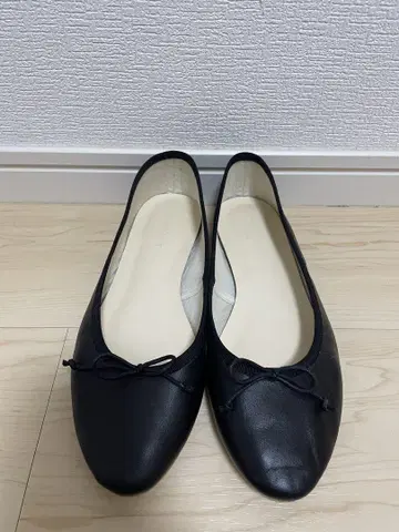 블랙 발레 슈즈 양가죽