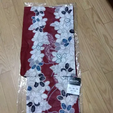 여성용 고급 기모노풍 면 유카타 미사용 새상품!