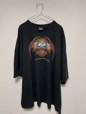 USA제 Harley Davidson '프레임 Tee T셔츠'