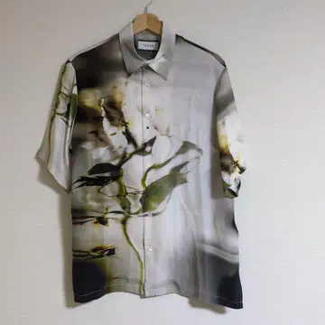 TAAKK 21SS BENT FLOWER SILK 실크 셔츠 사이즈 1