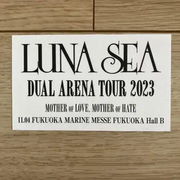 LUNA SEA 스티커 DUAL ARENA TOUR 2023 후쿠오카