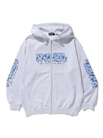 XLARGE 그래픽 집업 후드티 그레이 사이즈 L