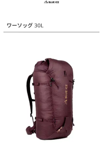 블루 아이스 BLUE ICE 워소그 30L 백팩