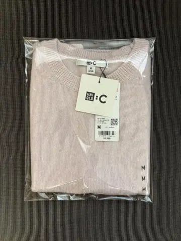 UNIQLO C 캐시미어 크루넥 숏 스웨터 M