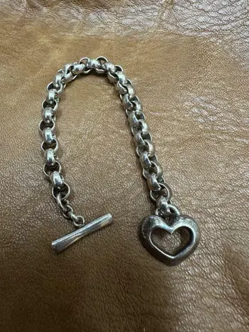 silver 하트 팔찌