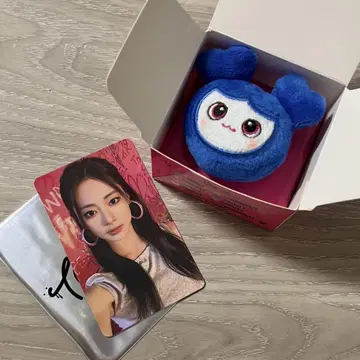 TWICE TZUYU 마스코트 반지 특전 포토카드 세트