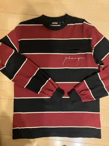 XLARGE 스트라이프 긴팔 티셔츠 M