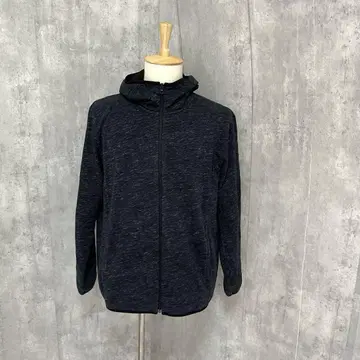 UNIQLO 블록 테크 플리스 후드티 속기모 보아 하이넥 방한