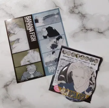 BANANAFISH HMV 혜택 포토카드 캔뱃지