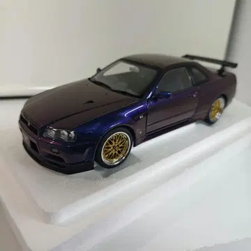 오토아트 1/18 R34 V-SPEC II BBS LM