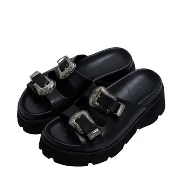Amerivintage MEDI WESTERN BUCKLE SANDALS