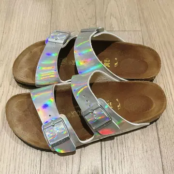 버켄스탁 BIRKENSTOCK 실버 샌들 36