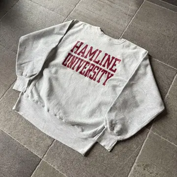 90s Champion REVERSE WEAVE '그레이 x 레드'