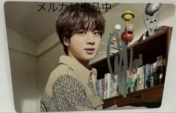 BTS JIN 친필 사인 공식 트레이딩 카드