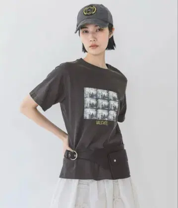 지나시스 사진 빈티지 프린트 TEE