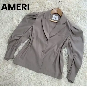 컨디션 최상 AMERI 아메리 퍼프 슬리브 테일러드 자켓