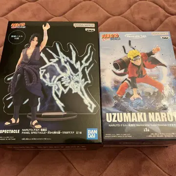 NARUTO 돌풍전 우즈마키 나루토 & 우치하 사스케 피규어 2체 세트
