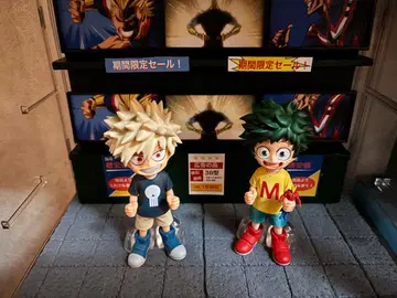 히로아카 데쿠 & 캇짱 피규어 디오라마 세트