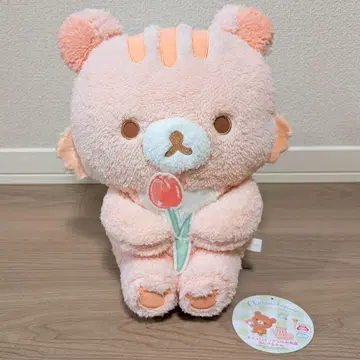 리락쿠마 차이로이코구마의 친구 봉제 인형 XL 사쿠라노코리스