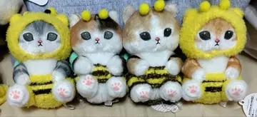 mofusand 꿀벌냥 봉제 인형 4종 세트
