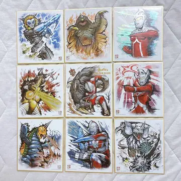 울트라맨 색지 ART 노멀 레어 묶음 판매 가챠가챠