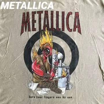 최저가 METALLICA 90s PUSHEAD GIANT 택 XL