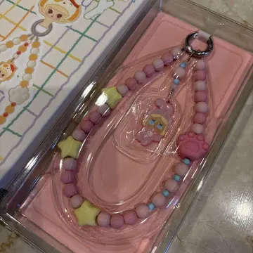 POP BEAN 파자마 파티 모바일 폰 체인 Crybaby