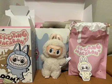 정품 labubu Exaciting Macaron 소이밀크