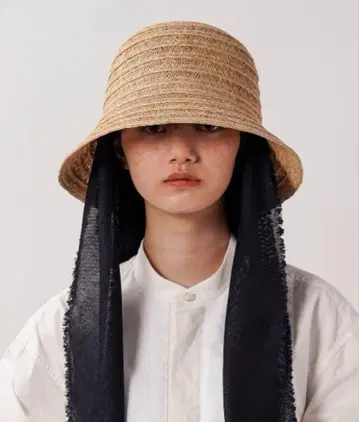 라메종 드 릴리스 크로셰 스카프 밀짚모자