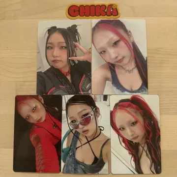 HANA BlueJeans 트레이딩 카드 CHIKA 데뷔 직전 이벤트
