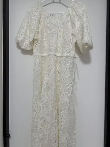 Kastane 컷 레이스 개더 원피스 카스타네 사이즈 0