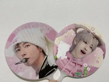 런쥔 부채 2개 세트