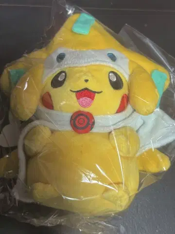 판초를 입은 피카츄 지라치 봉제 인형 엄선품