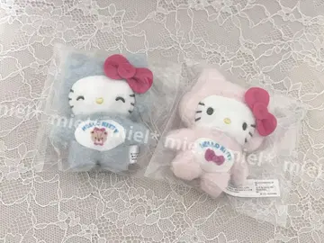 헬로키티 시크릿 마스코트 나의 데코백 스카이블루 핑크
