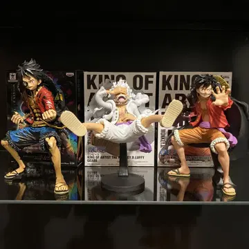 [ 새상품급 ] 원피스 루피 KING OF ARTIST 피규어 세트