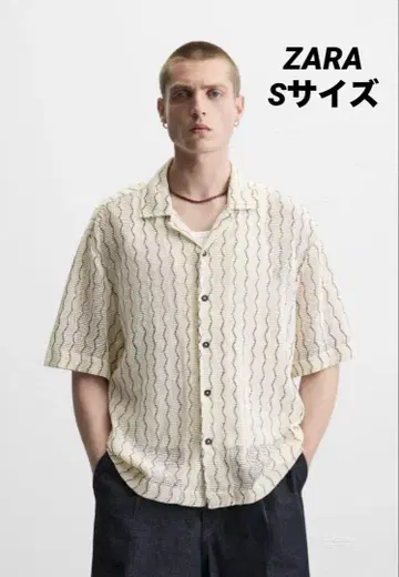 ZARA 자라 오픈워크 구조 셔츠 S 사이즈 라울 착용