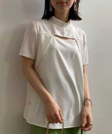 MEDI CONSTRUCTIVE BLOUSE 화이트