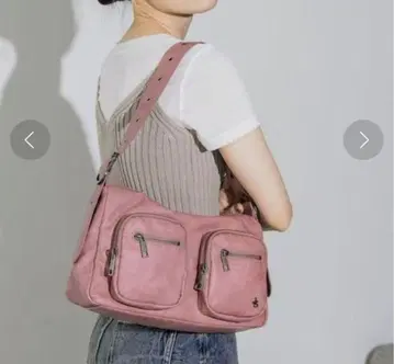 JEANASIS 더블 포켓 숄더백