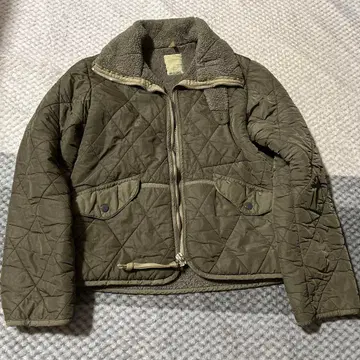퀼팅 자켓 올리브 그린 JAPAN PLAN 타카야 상사 레어