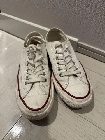 CONVERSE 컨버스 에딕트 24cm 가죽 OX 화이트
