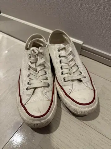 CONVERSE 컨버스 에딕트 24cm 가죽 OX 화이트