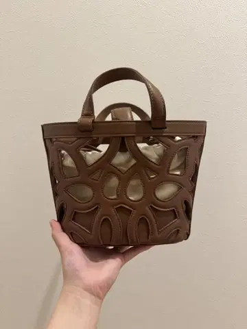 ZARA 컷워크 미니 토트백 카고백 숄더 2way