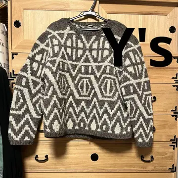 Y's 스웨터 울 100%