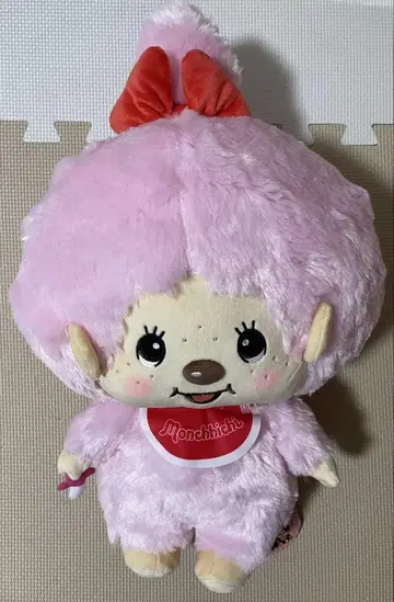 몽치치 BIG 봉제 인형 핑크