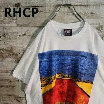 RHCP 렛치리 레드 핫 칠리 페퍼스 밴드T XL 화이트
