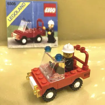 LEGO 6505 파이어 치프 카 새상품급 1988년 일본 미발매