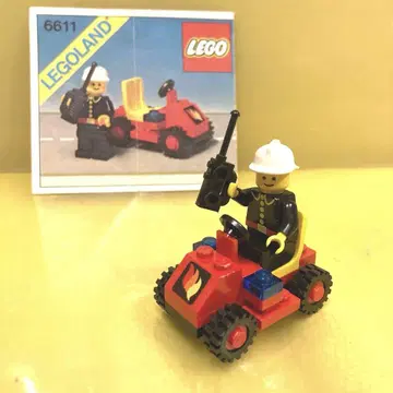 LEGO 6611 소방대장 자동차 컨디션 최상 1981년
