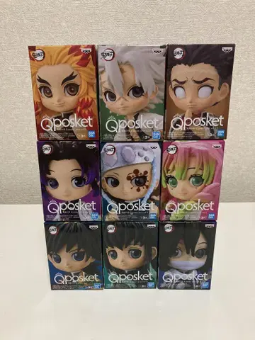 귀멸의 칼날 피규어 Qposket petit 기둥 컴플리트 세트