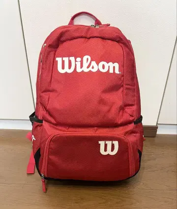 Wilson 윌슨 테니스 라켓 백팩 컬러/레드 백팩