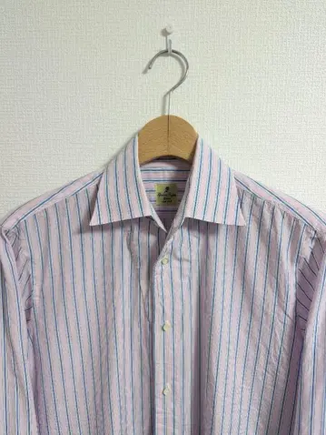 Giovanni Inglese 셔츠 원피스 칼라 브로드 스트라이프